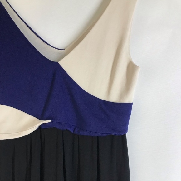 Maeve By Anthropologie Elysian Maxi Color Block Grecian Dress XS - Picture 6 of 11